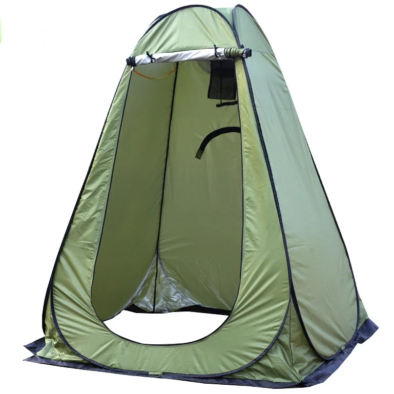 

Portable Outdoor Shower Tent Bath Changing Fitting Room Privacy Toilet Beach Shelter hiking Dress Cabin Wardrobe 150X150X190cm