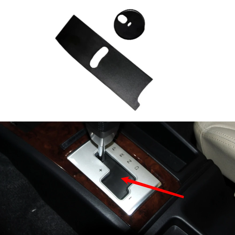 2 Pcs Slider Gear Knob Shift Lever Cover Pad for Pajero Sport Kh00 Lever Trim Strip for L200 KA Triton 2005-2015 2420A043