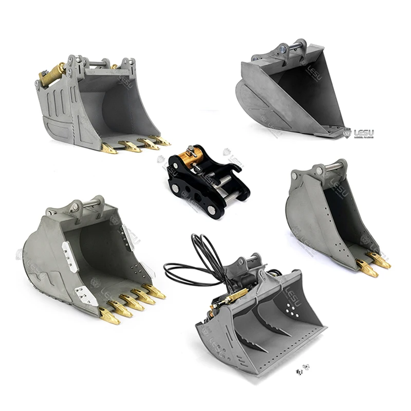 Lesu Accessories Metal Bucket Grab Grapple Fixed Mount Parts For 1/14 RC Hydraulic Excavator Pc360 Th17012-Smt2