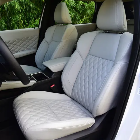 For Mitsubishi Outlander 2022 2023 2024 5 Seats Custom Faux Leather Car Seat Covers Full Set Interior Protector Accessories