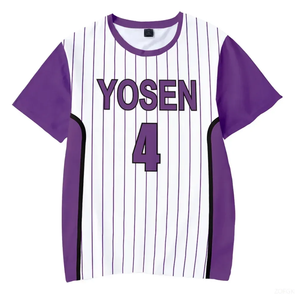 ثلاثية الأبعاد الرجال والنساء قصيرة الأكمام تي شيرت مثيرة للاهتمام المدرسة المتوسطة أنيمي الرسوم المتحركة دور اللعب الملابس الصيف تي شيرت غير رسمي