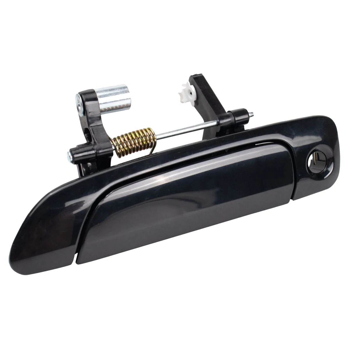 Left Front Exterior Outside Door Handles Black LH New for 2001-2005 Honda Civic Sedan—L49A