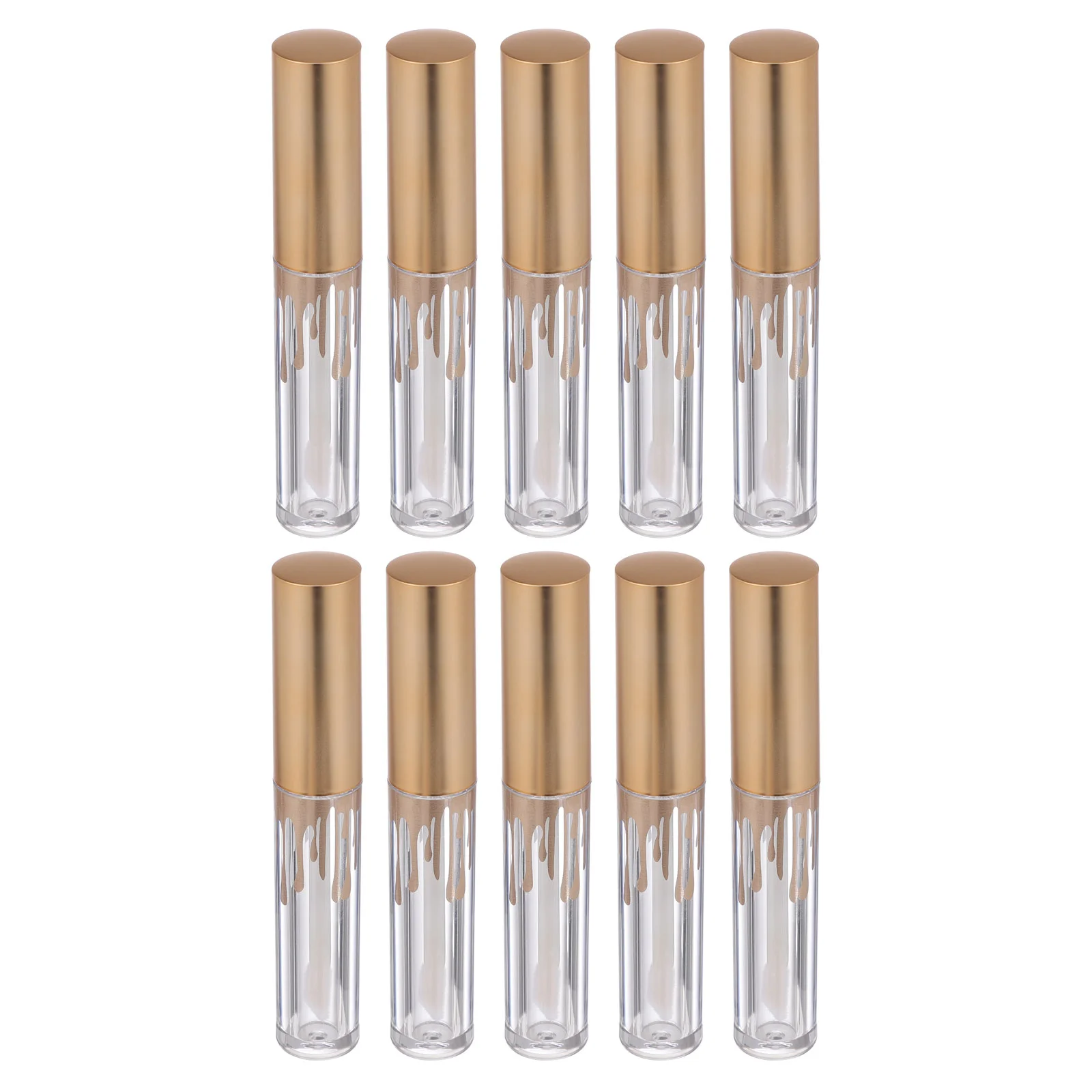 

10 Pcs Container Lip Gloss Empty Tube Lipsticks Plastic Ice Watery Subpackage Bottles