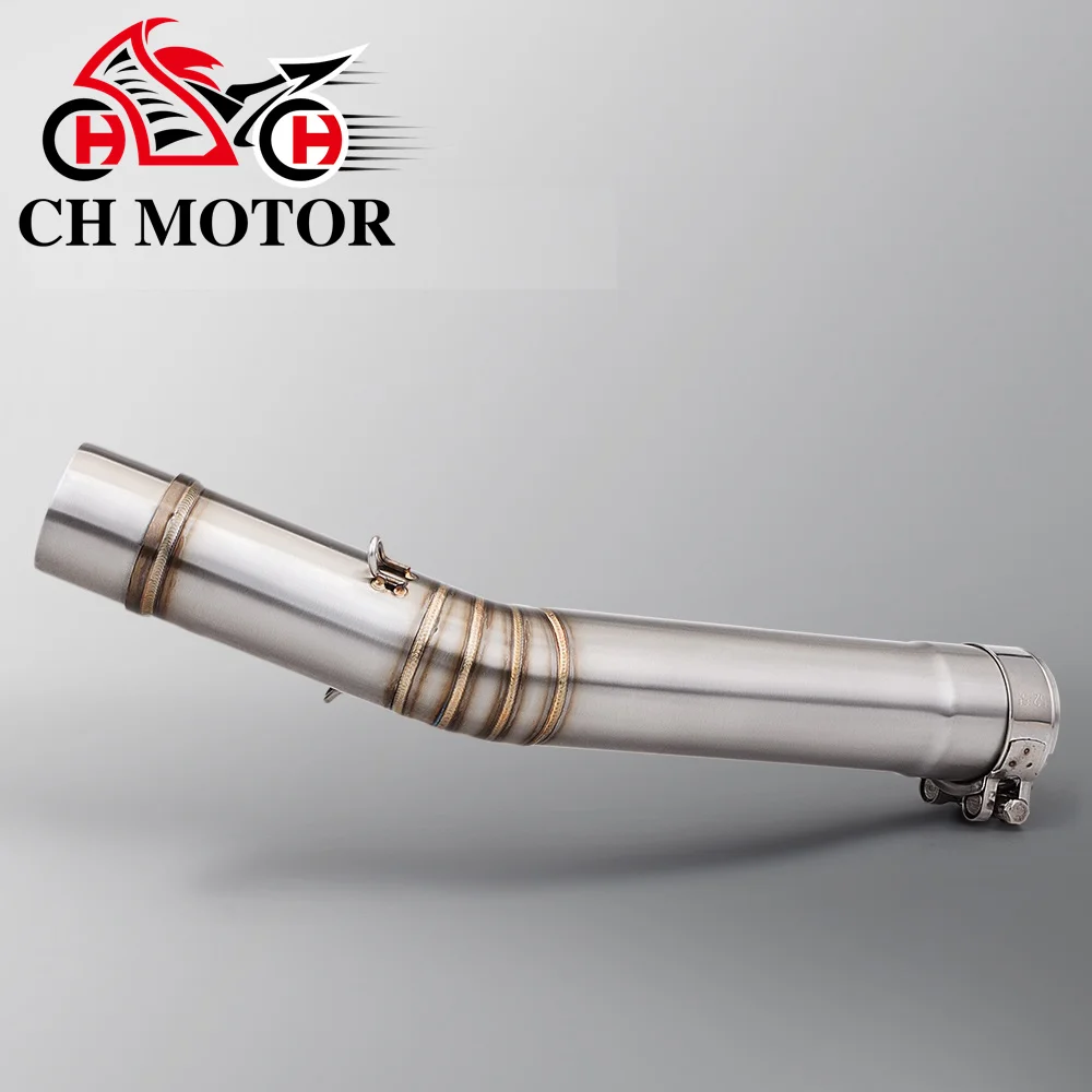 Motorcycle Universal Exhaust Escape For YZF R6 YZF-R6 1998 1999 2000 2001 2002 2003 2004 2005 Mid link pipe Moto Muffler