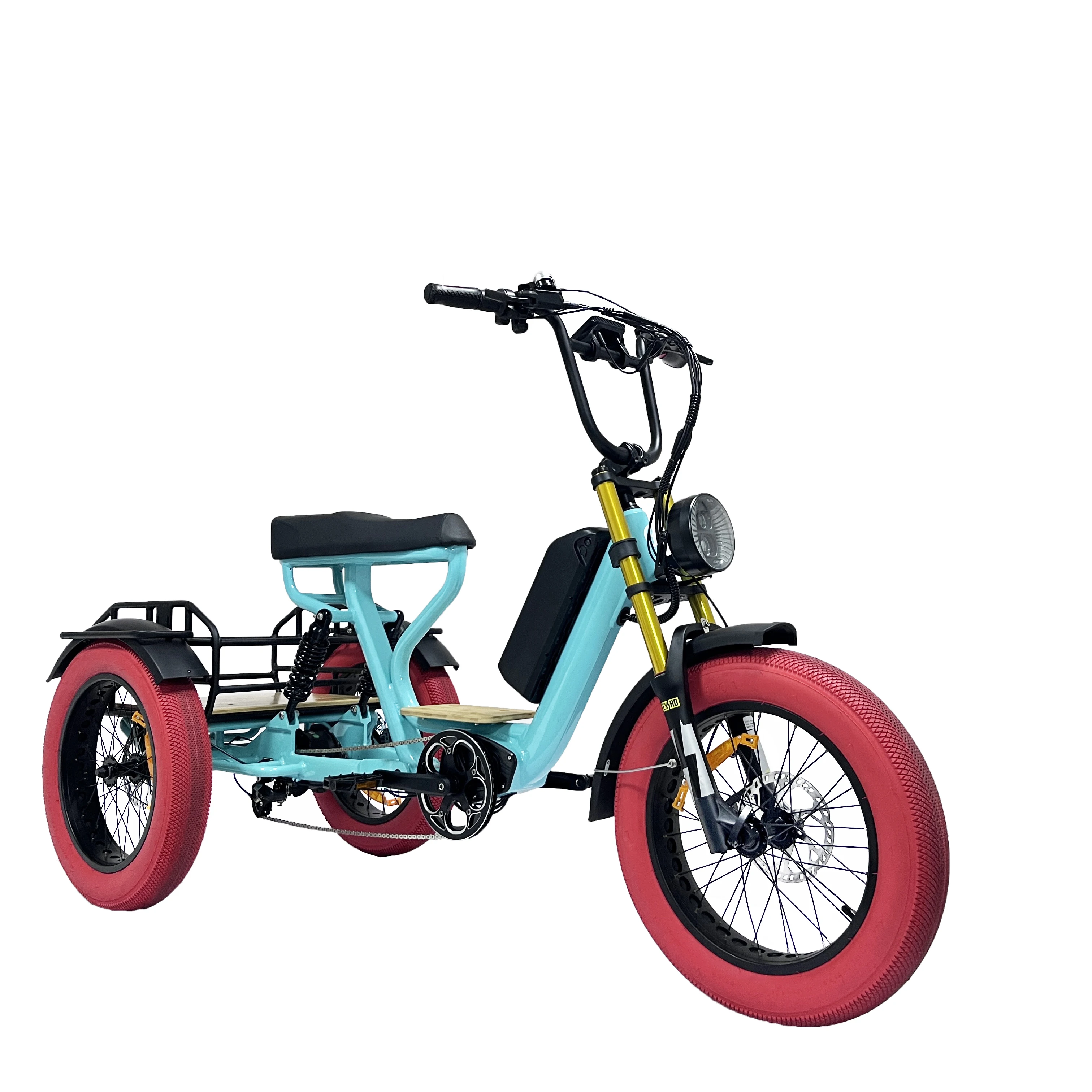 Full  suspension 3 Wheel electric bike OTM rear drive motor 20