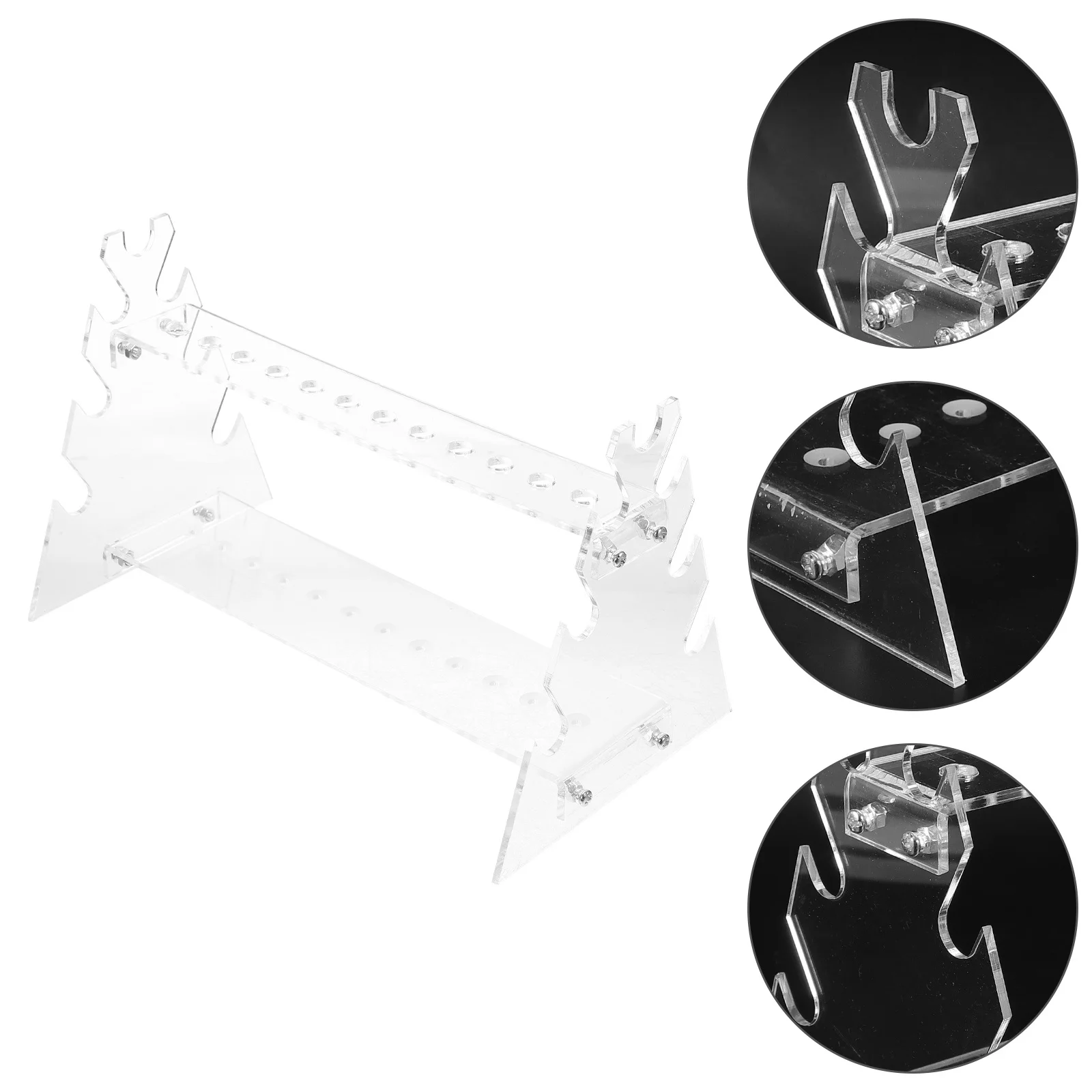 

Test Tube Rack Display for Laboratory Stand Racks Thin Holder Storage Sampling Tubes