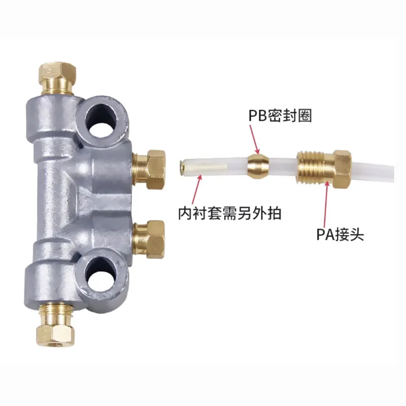 CNC Lathe A Type Resistance Type Restrictor Metering Check Valve Oil Path Distributor Oil Block Oil Path Distribution Valve