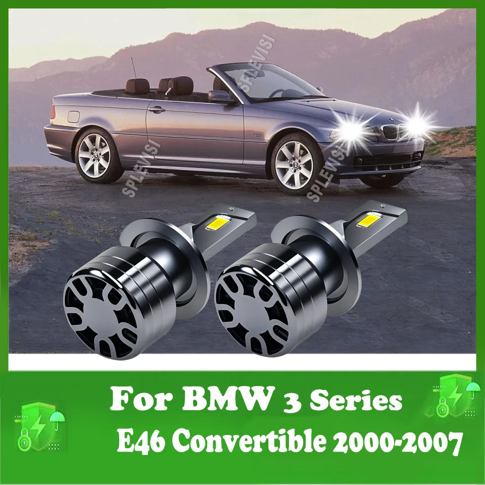 

LED Headlight Car Led Light 3570 CSP Chip Headlamp 12v For BMW 3 Series E46 Convertible 2000 2001 2002 2003 2004 200 52006 2007