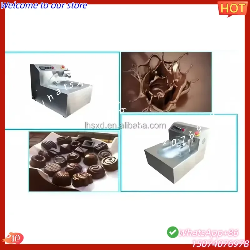 2026 Multi-function High Quality Industrial Chocolate Melting Tempering Machine Chocolate Pouring Pot Smooth Texture and