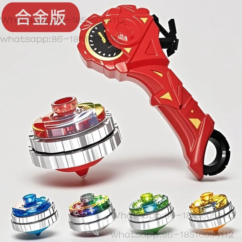 Super-changing children's war tuo magic battle, lighting upgraded version rotation, magnetic lump screw boy toy