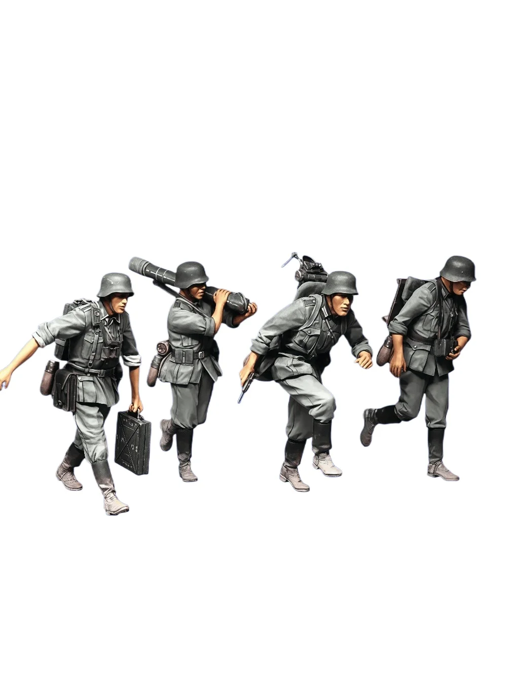 

1:35 Resin Model Assembly Kit GK, Consisting of 4 Soldiers Needs To Be Assembled Without Painting