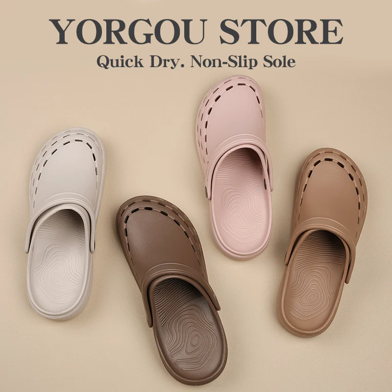 Nursing Scrub Clogs Medical Shoes Comfortable Anti-slip for Professionals Breathable Waterproof Hospital Work Clog X08