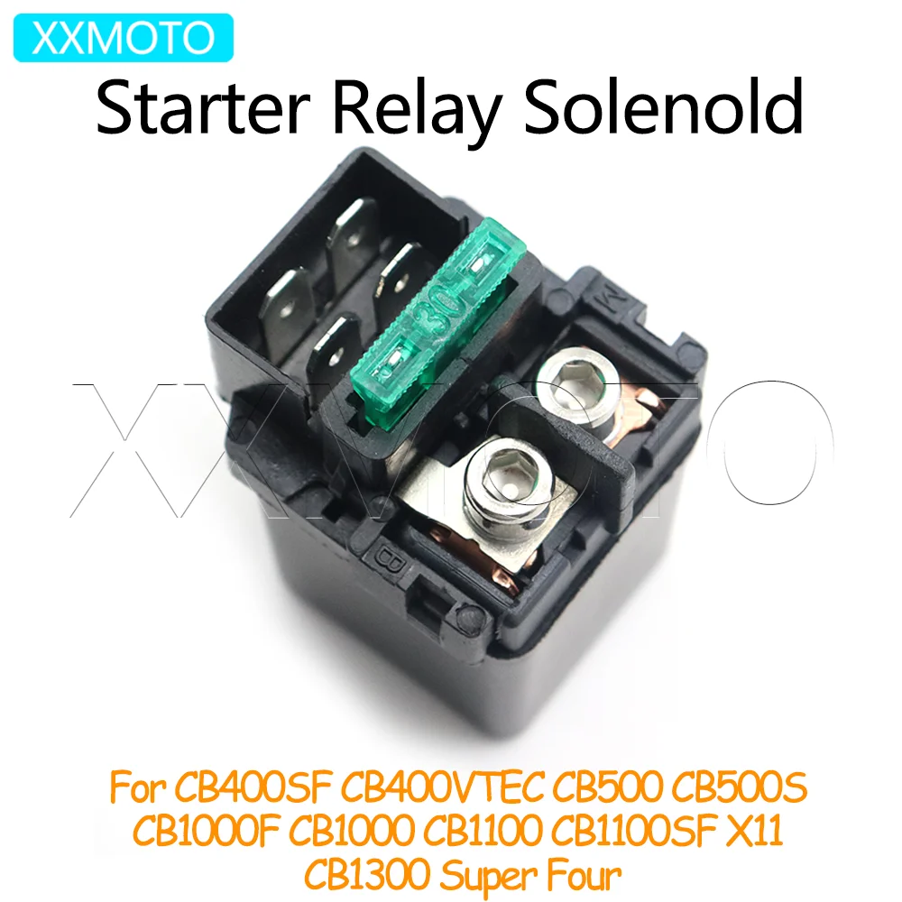 For Honda CB400SF CB400VTEC CB500 CB500S CB1000F CB1000 CB1100 CB1100SF X11 CB1300 Super Four Motorcycle Starter Relay Solenoid