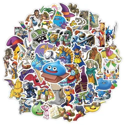 10/30/50PCS gra Dragon Quest Cartoon Graffiti wodoodporna naklejka twórczy Trend dekoracyjna naklejka lodówka cuphelmetwholesale