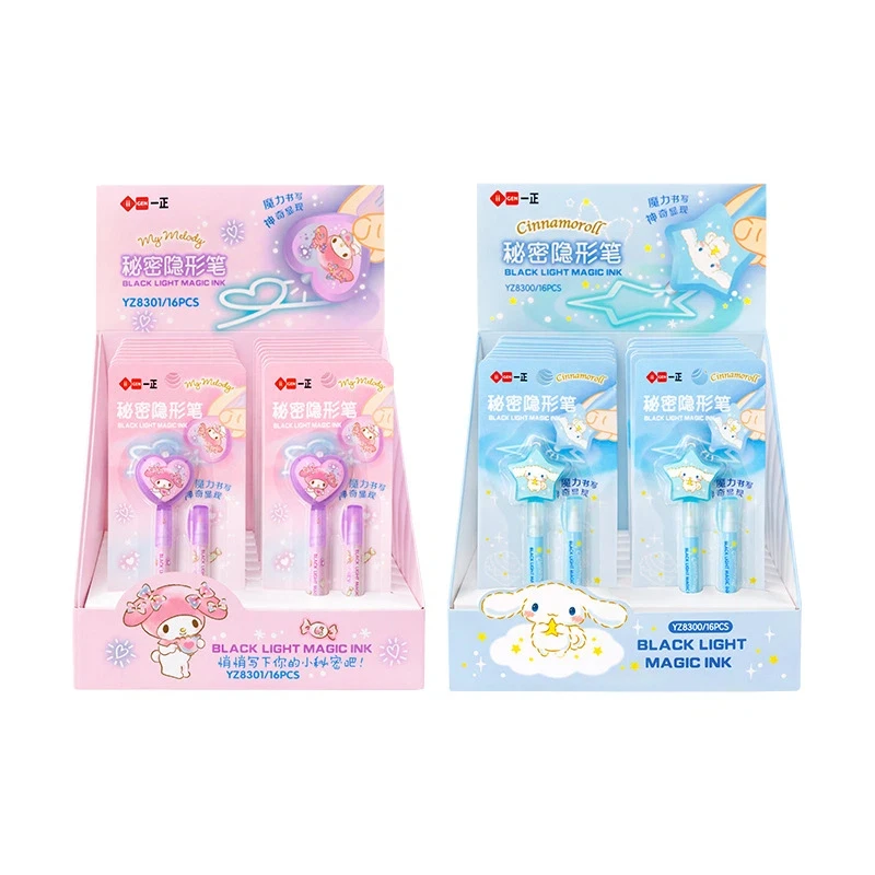 Ii Gen Sanrio - Resaltador de Tinta Mágica con Luz Negra, Diseño Estético y Lindo de Cinnamoroll, para Marcar, Oficina, Material Escolar