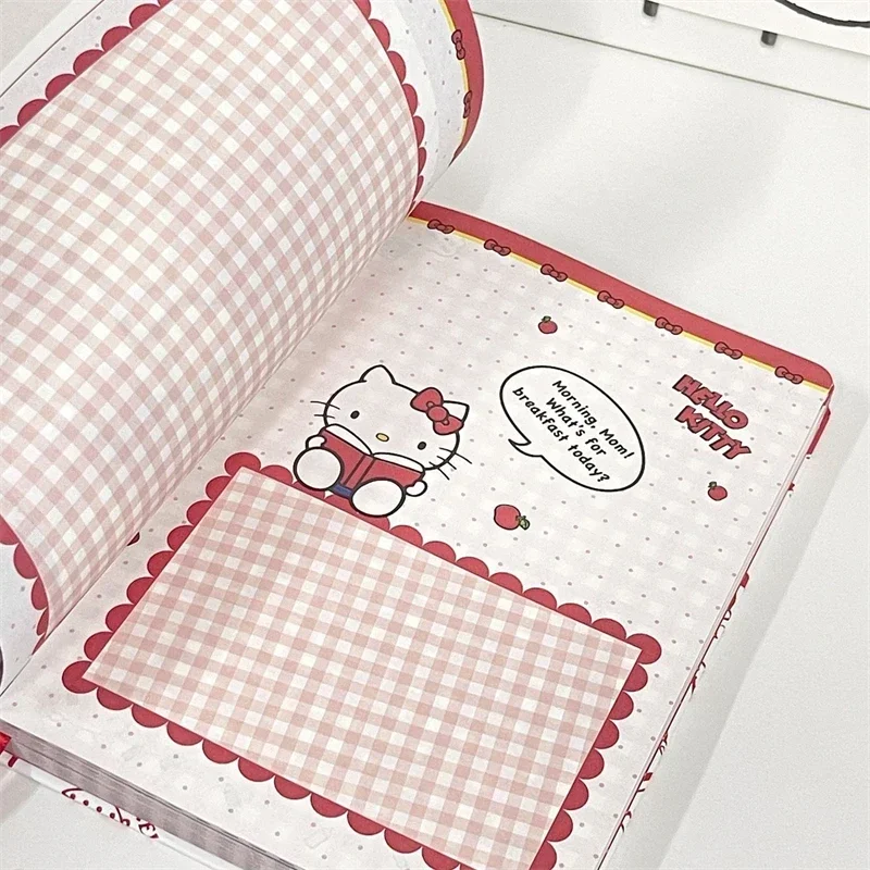 Sanrio Hello Kitty Notebook Leuke Cartoon Anime KT Kat Kawaii Dagboek Student Leerbenodigdheden Kantoorbenodigdheden Vakantiecadeaus