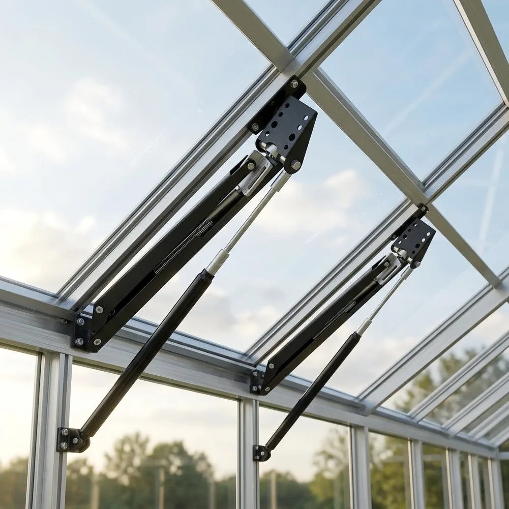 Greenhouse Automatic Window Vent Opener for Sunroom - Opens with Temperature Rise Aluminum Housing Long Life Design