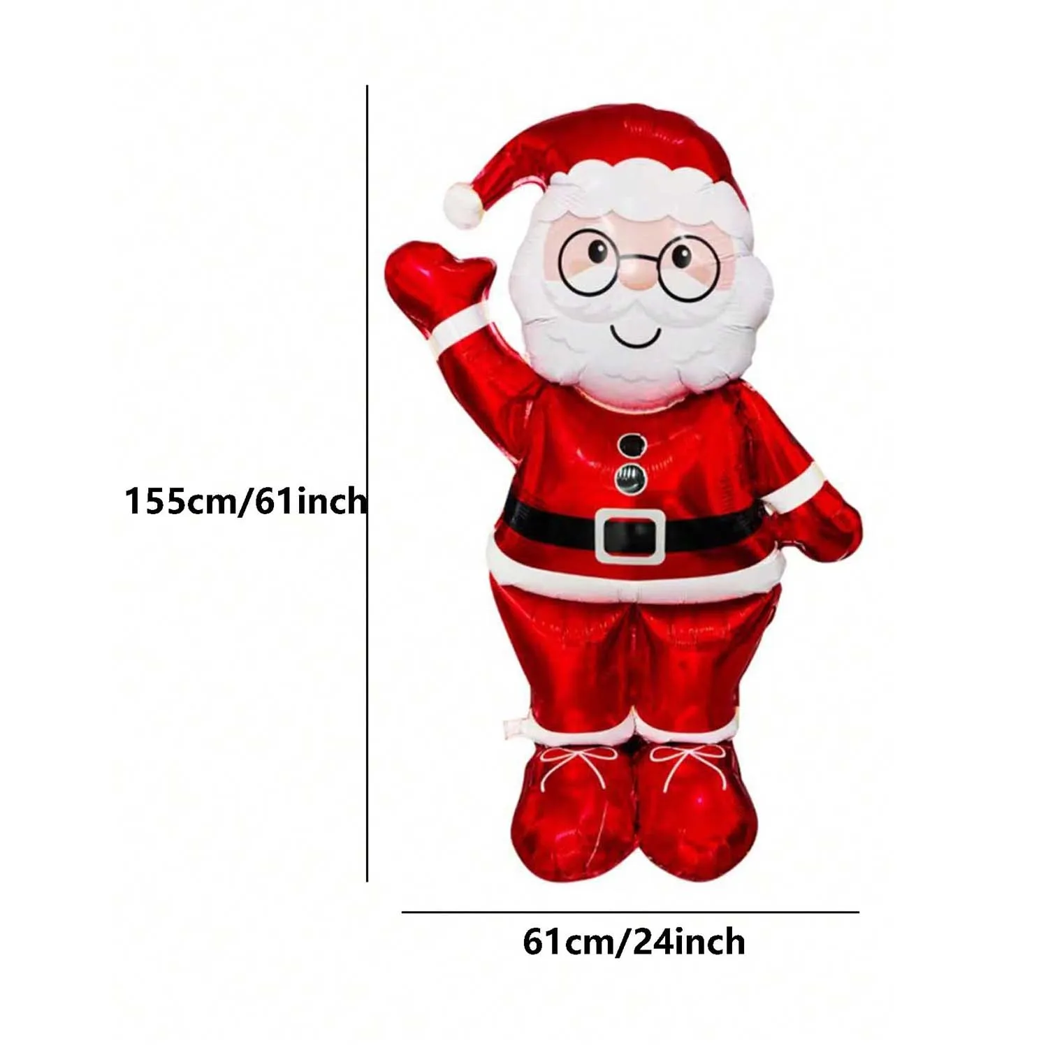 1PC 61 * 155cm oversized Santa Claus balloon Christmas themed party decoration