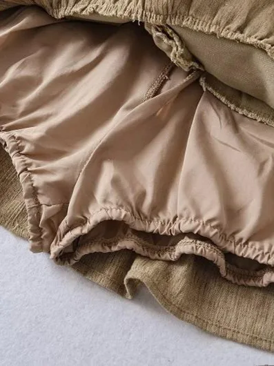 Retro American Waed Denim Skirt Women's Summer f-length Irregular ort Skirt High Waist Street Sle  Color