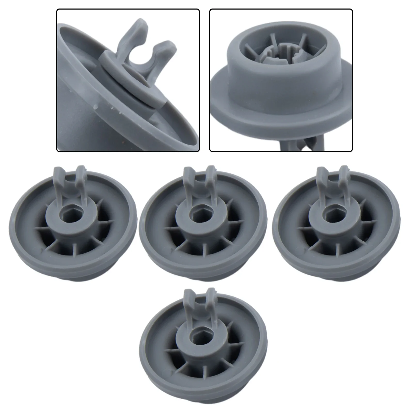 Set Of 4 Dishwasher Bottom Basket Wheels Compatible With Neff And Siemens 165314 Dishwasher Spare Bottom Roller Parts