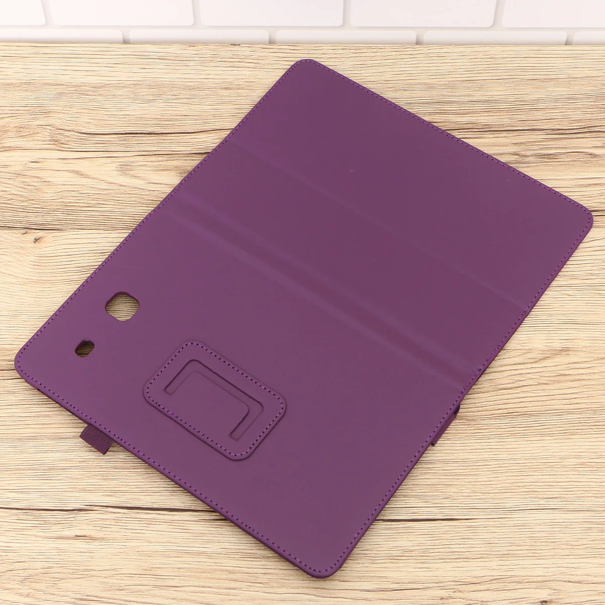 

Tablet Case For 9.6 Inch Sm-T560/T561 Purple Premium Pu Cover Lightweight Foldable Stand Scratch Shock Dust Proof