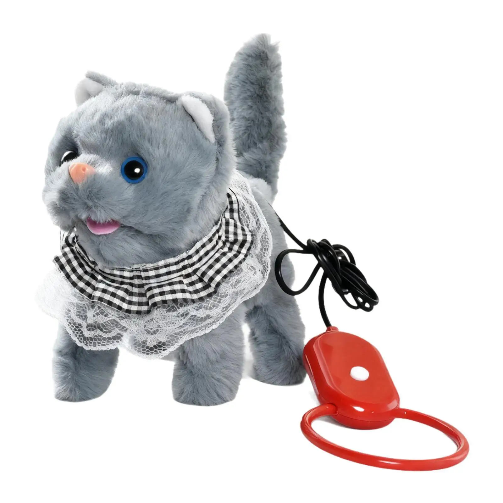 ウォーキングキャット 電子ペット ぬいぐるみ 軽量 カワイイ 鮮やか インタラクティブ ぬいぐるみ 子供 女の子 男の子向け