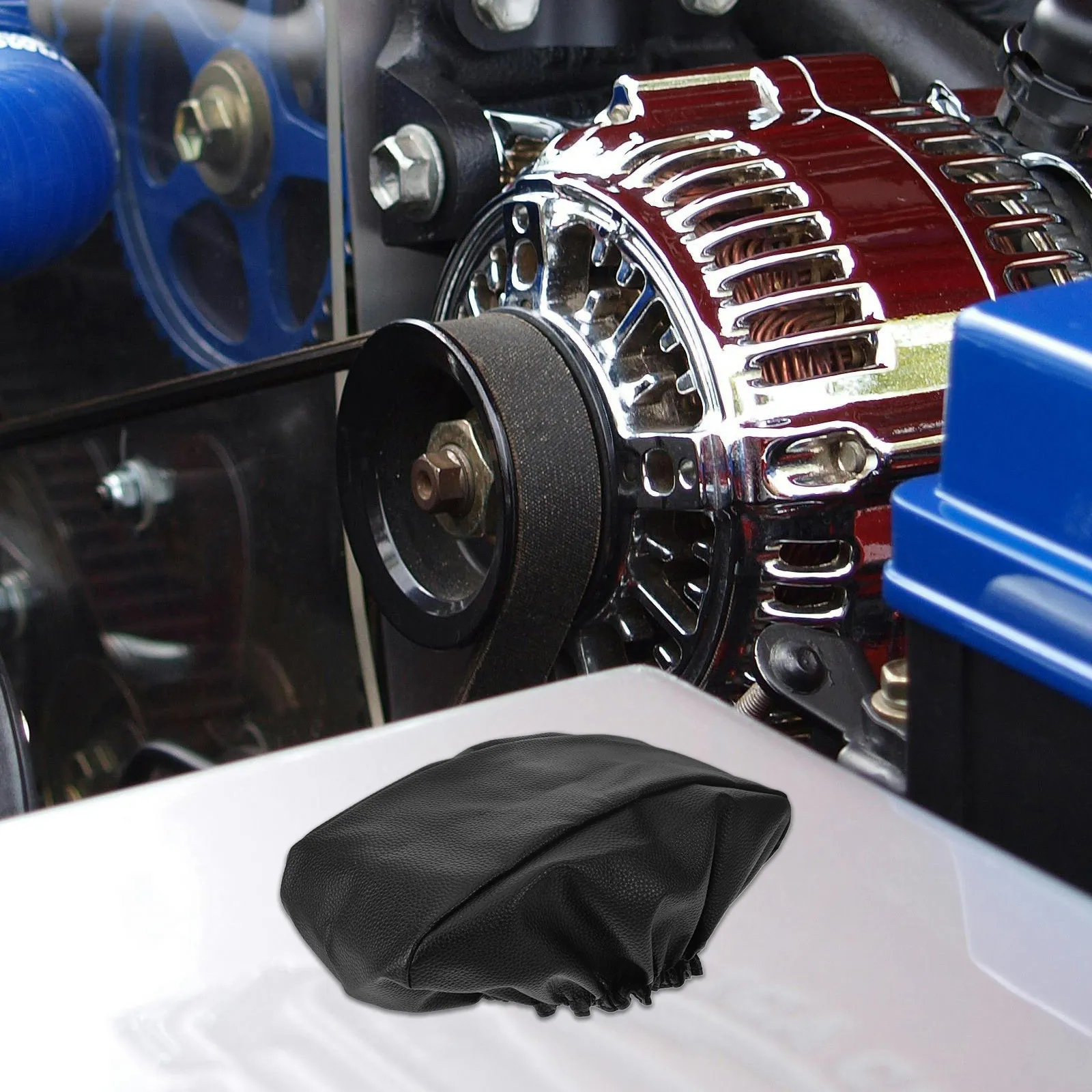 Winch Cover Thick Material Heavy Duty Protective Shell Sunproof Waterproof Electric Vehicle Winch Protection Cover