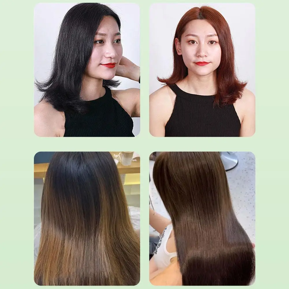 Sampo pewarna rambut Herbal alami murni, perawatan rambut pria wanita, warna rambut berubah tidak iritasi putih abu-abu