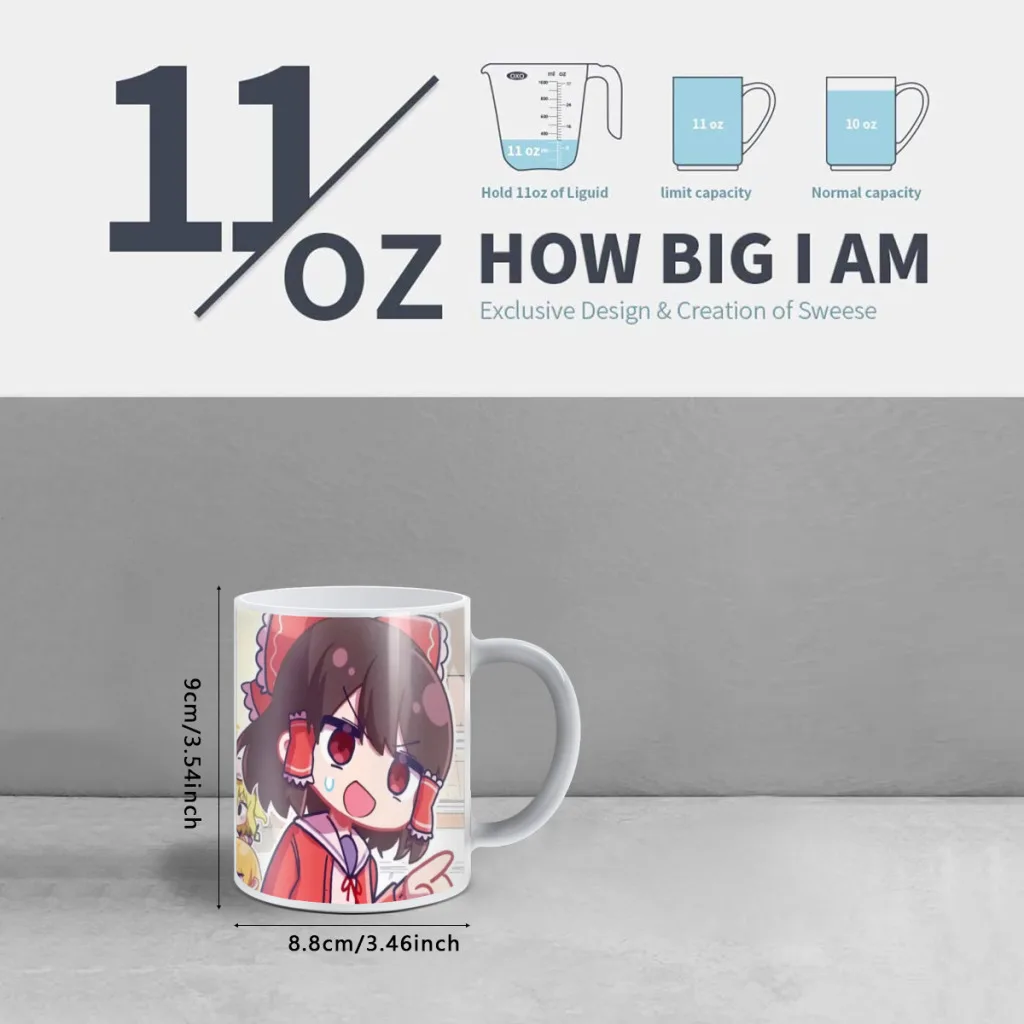 Touhou Project Flandre Scarlet Mug Character Stylish Porcelain Mug Hot Chocolate The Changes Color Cheap Cups