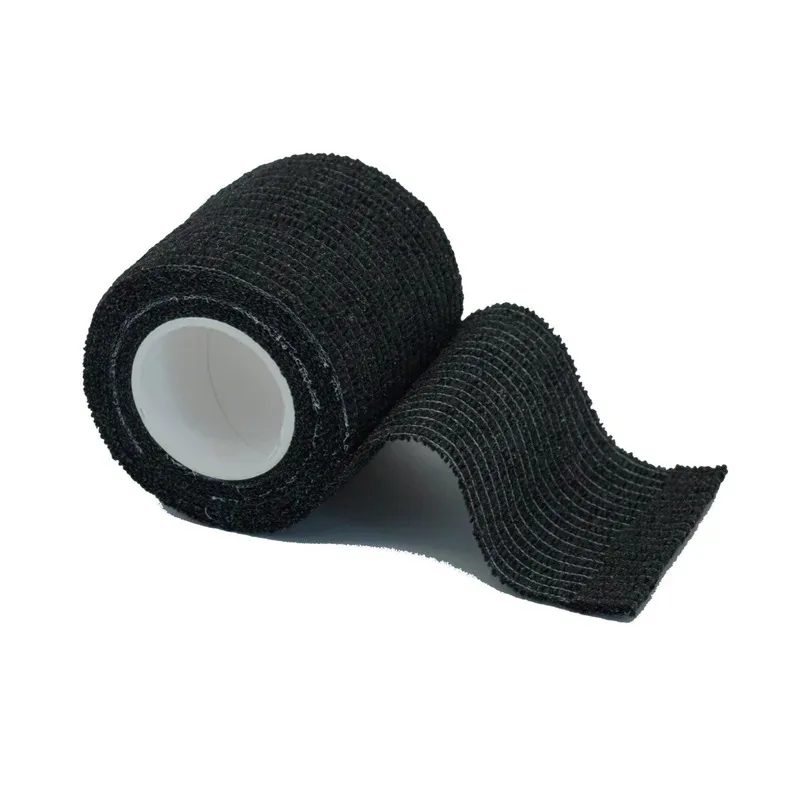 1-24Pcs Black Sport Self Adhesive Elastic Bandage Wrap Tape Elastoplast For Knee Support Pads Finger Ankle Palm