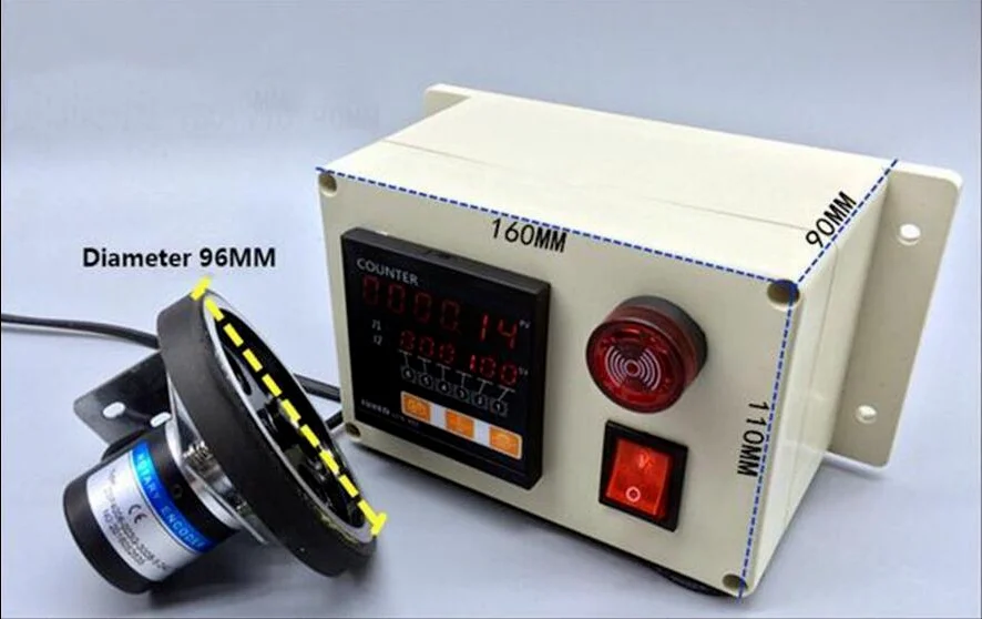 

Rotary Encoder 300ppr Digital Electronic Meter Counter Wheel Roll Length Measuring Meter Testing Equipment High quality