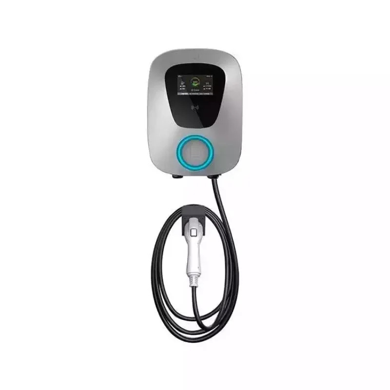 Ocpp 32A 3 Phase 7kw 22kw Double Gun Wallbox Fast Electric Charging EV Charger For Electric Vehicle Charging Station European