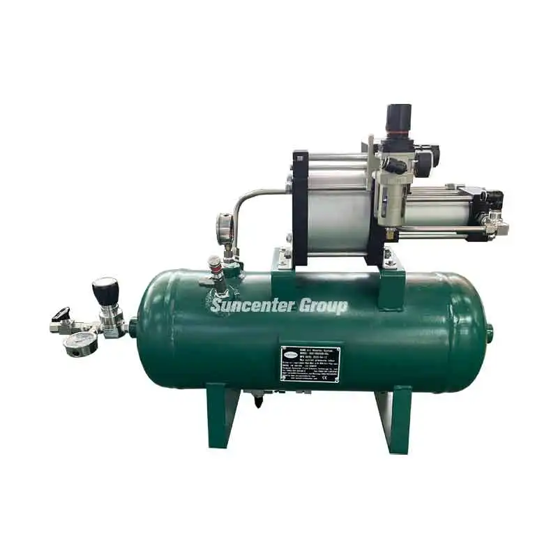 مضخة معززة لمضخم الهواء عالي الضغط من Suncenter مع خزان هواء سعة 40 لترًا #2