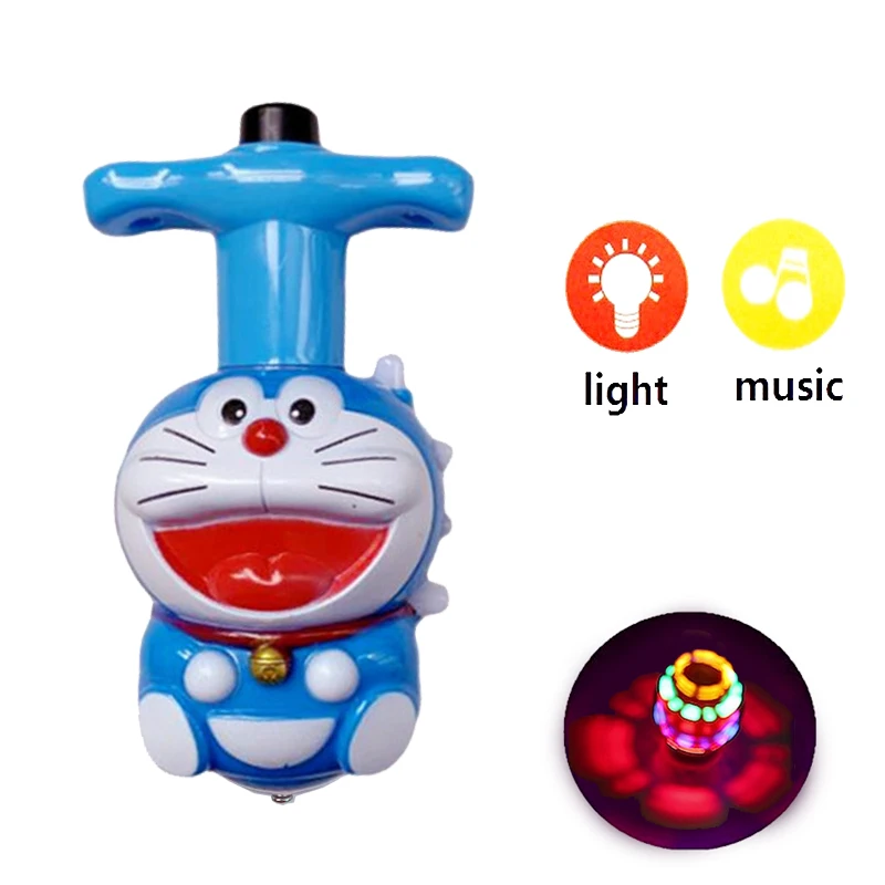 Pokemon Pikachu Gyro Toy with Music Luminous Colorful spiderman Paw Patrol Spinning Top Rotating Party Antistress Gyroscope Toy