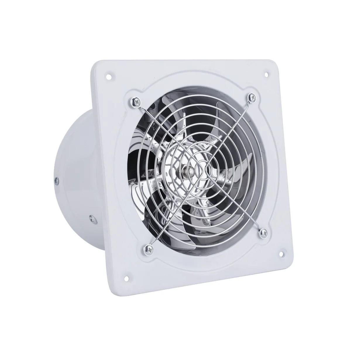 

4 inch Utility Blower Fan, 220 V , Low Noise Ventilator Extractor Wall Ventilator Duct Fan White