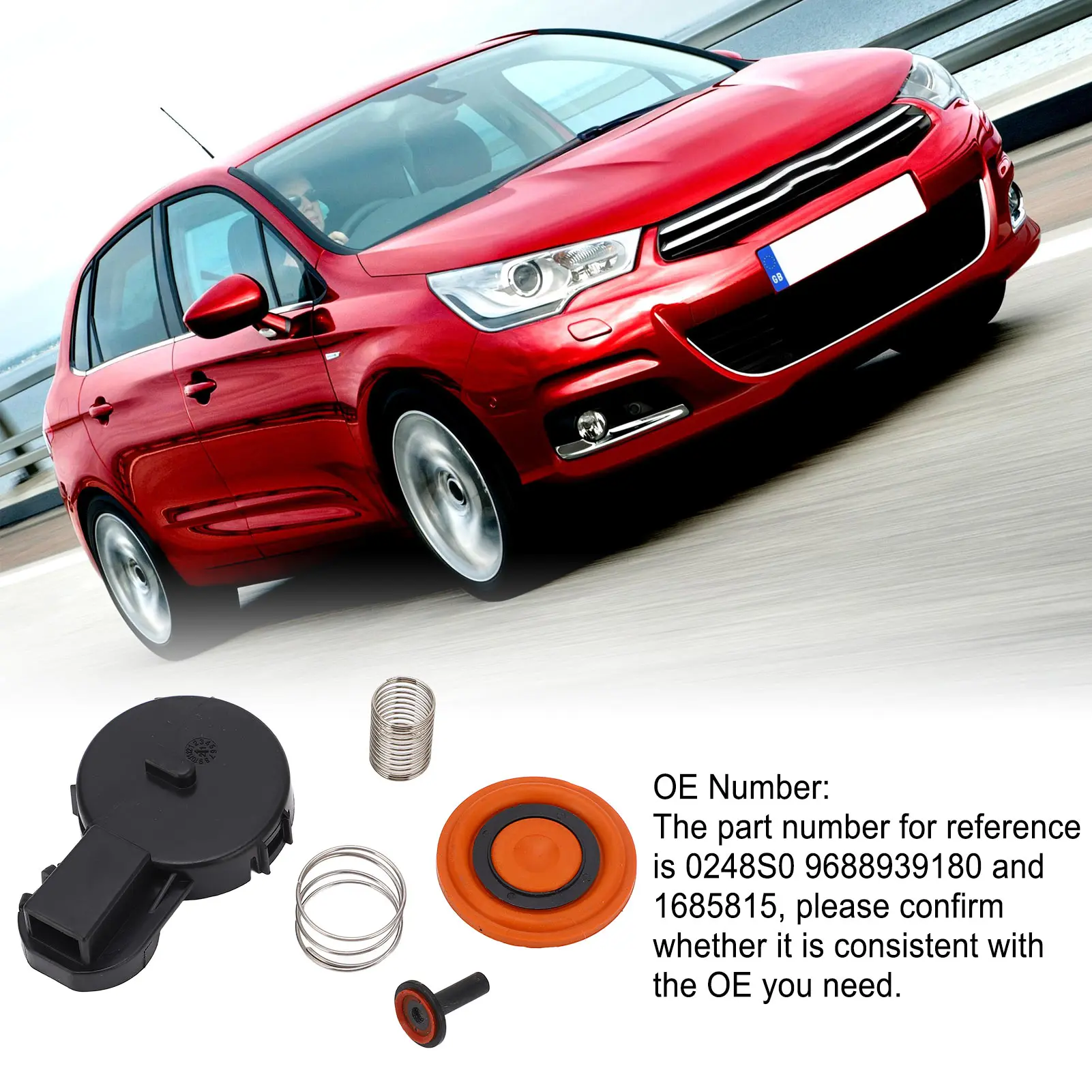 Kit de reparo da tampa da válvula pcv do motor automotivo 0248s0 9688939180 1685815 para citroen para peugeot 207 para fiat/alfa/ligancia