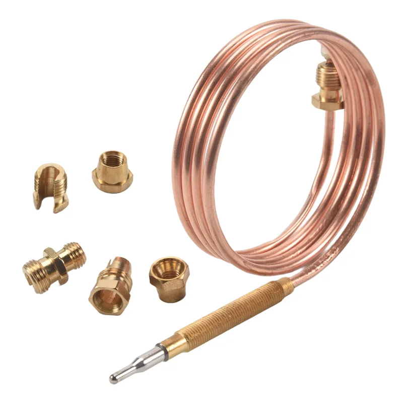 

BAAG-универсальная термопара для газовой плиты с 5 шт. гайки, сменный адаптер для термопары для нагрева газовой горелки