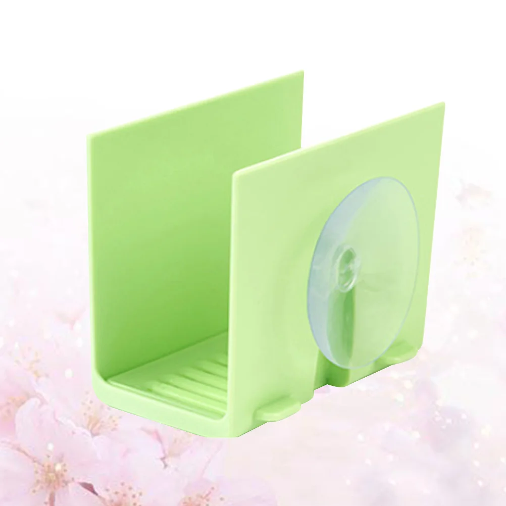 

Suction Cup Kitchen Sink Drain Rack Plastic Hollow Sponge Holder Storage Basket Kitchen Organizer Sink Storage Basket
