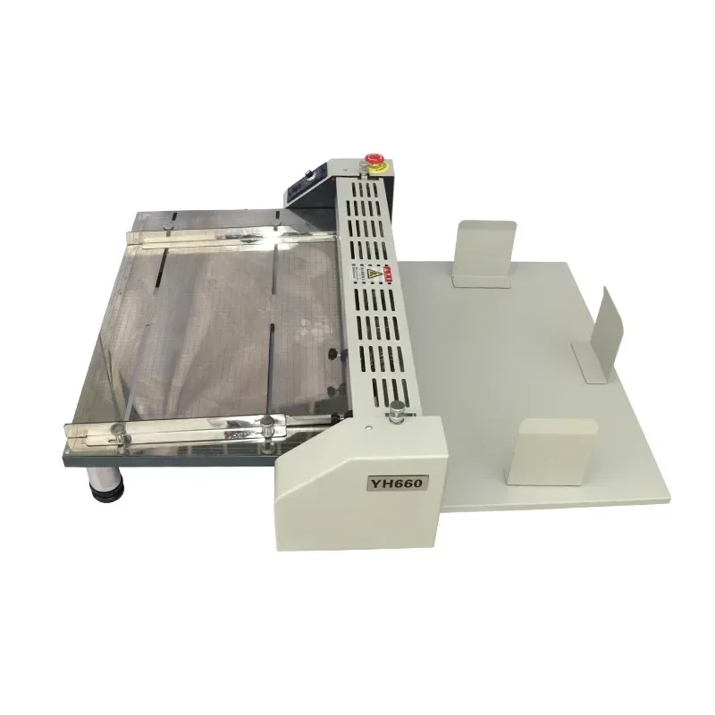 High-speed electric creasing machine featuring cover turning, creasing,and folding functions,and supporting perforated creasing