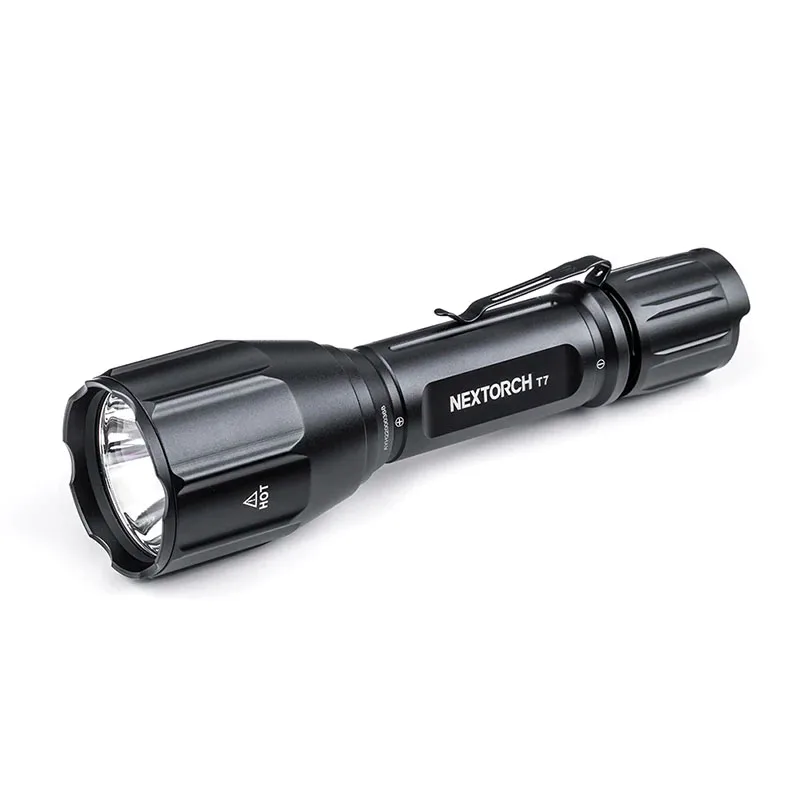 Nextorch T7 V2.0 Long Range Rechargeable Flashlight, 1300 Lumens 420m Beam Distance,with Remote Switch & Scope Mount,for Hunting