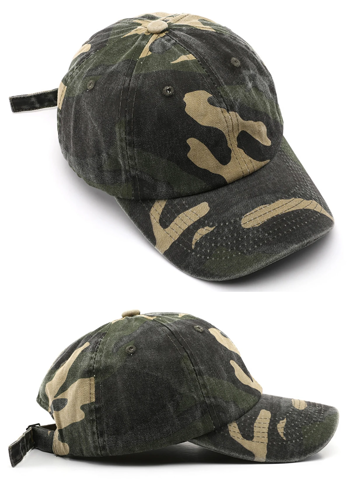 Sports Baseball Cap Tactical Camouflage Military Camouflage Sun Hat for Outdoor Hunting Climbing Camping CS Sports