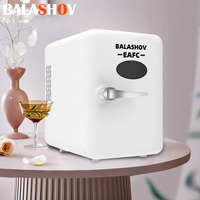 4L Mini Multifunction Refrigerator Cosmetics Mask Beverage Cooler Makeup Compact Dormitory Cooler for Home 220V EU Plug