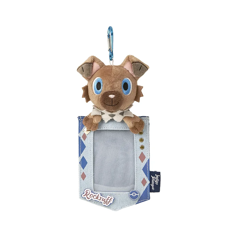 Pokémon Indigo Prologue Collection Zeraora Lucario‌ Rockruff Shinx Plush Card Holder Badge Bag Birthday, Christmas Gifts