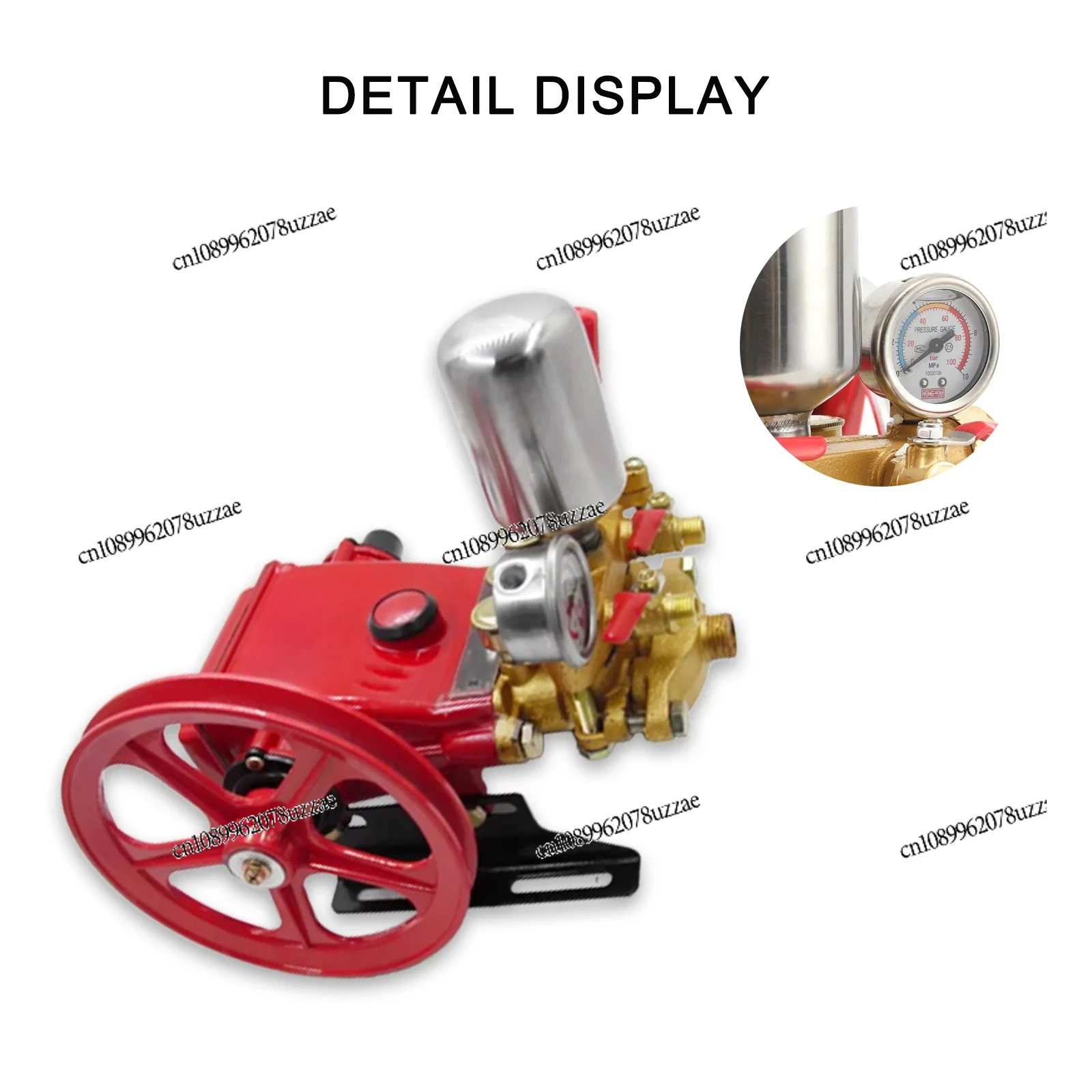 26 Type Black Cat Three Cylinder Plunger Pump Pesticide Spraying Pump Agricultural Pesticide Atomization Sprayer Pump Head
