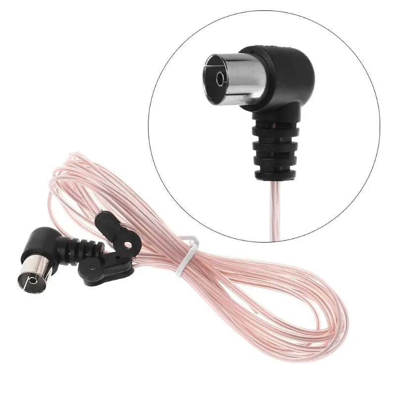 

FM Dipole Antenna 75 Ohm Connector Radio Stereo Indoor for Home Theater