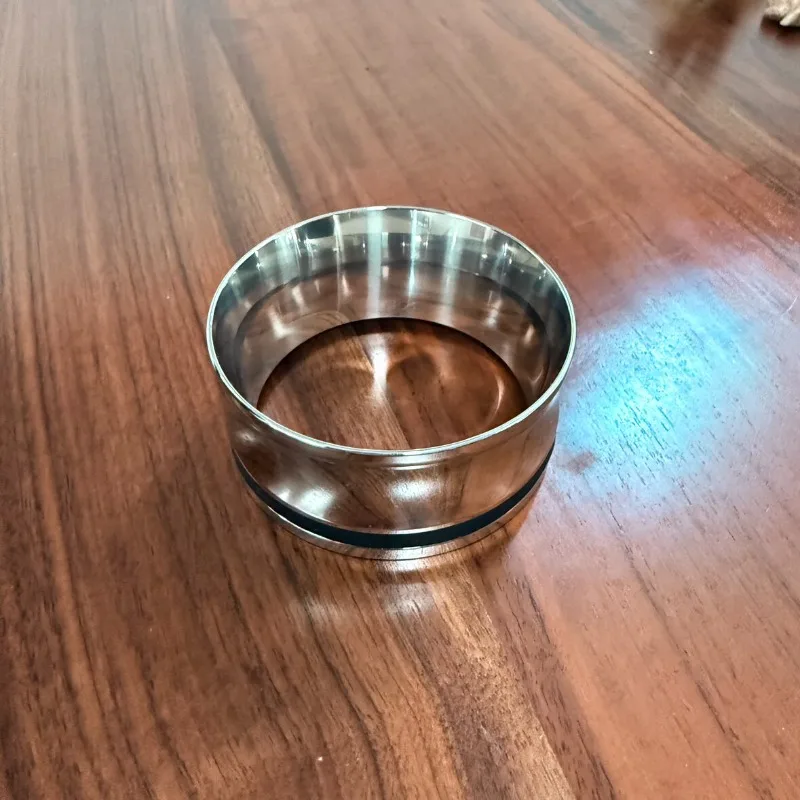 Suitable for Italian Coffee Machine Handle Stainless Steel High Magnetic Cloth Powder Ring 58mm Powder Connector