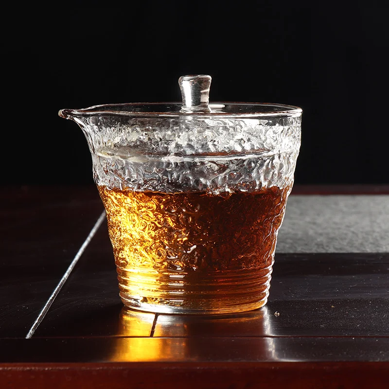 

Nanyu Superior Glass Tea Set Thiened Heat Resistant Handheld Cover Bowl for Brewing Tea Kung Fu Tea Accories