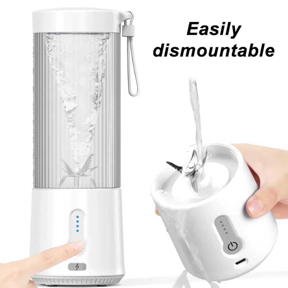 

Juicer Cup 450ml/16oz Household Small Mini Automatic Juicer Rechargeable Portable Juicer Home Supplies Machine