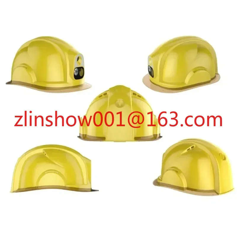 Telecamera per casco di sorveglianza con elmetto protettivo 4G con batterie rimovibili Illuminazione a LED incorporata per cantiere