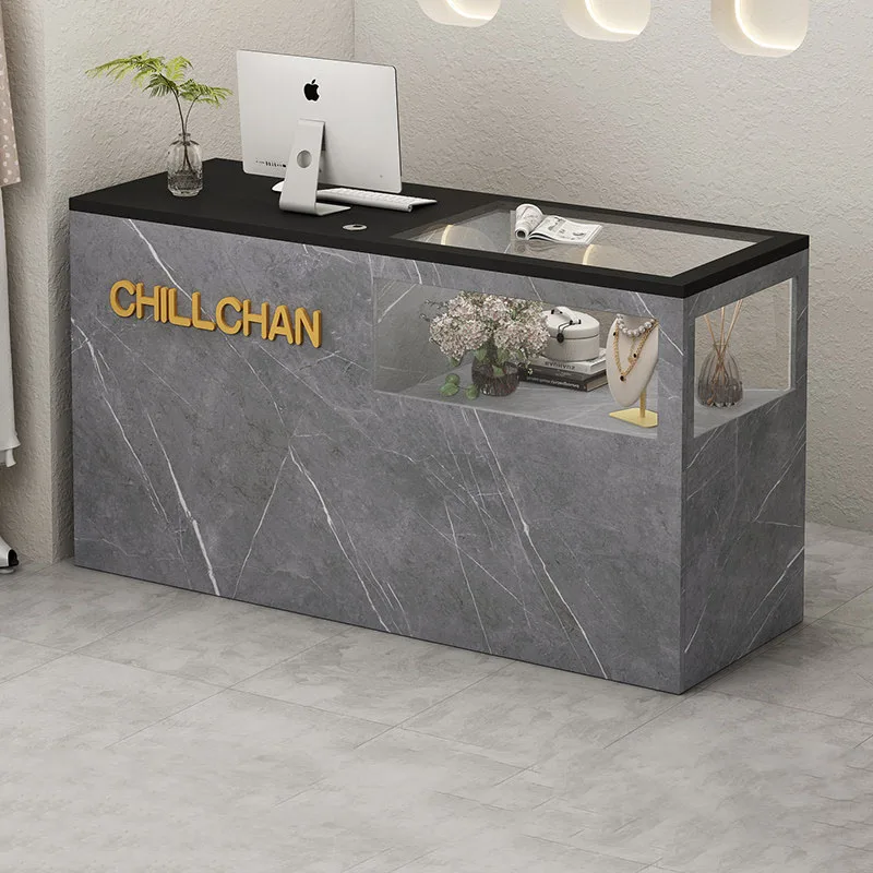 Universal Welcome Reception Desks Hotel Display Save Space Relaxing Reception Desks Luxury Comptoire Accueil Home Decoration